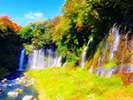 Shiraito Falls in Shizuoka Japan