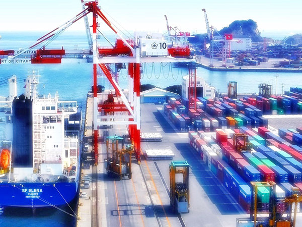 Tachiura Container Terminal Japan